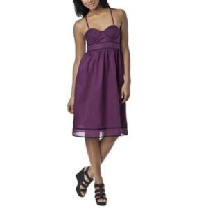Proenza Schouler for Target Purple Bustier Empire Waist Dress